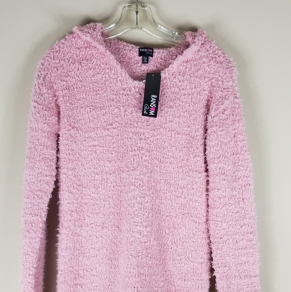 Ransom... Pink Sweater with Hood
